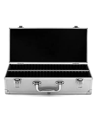 QWORK Aluminum Coin Case Holder with 50 Slots for PCGS/NGC Slabs, 3 Pack | Modern Style thumbnail 6