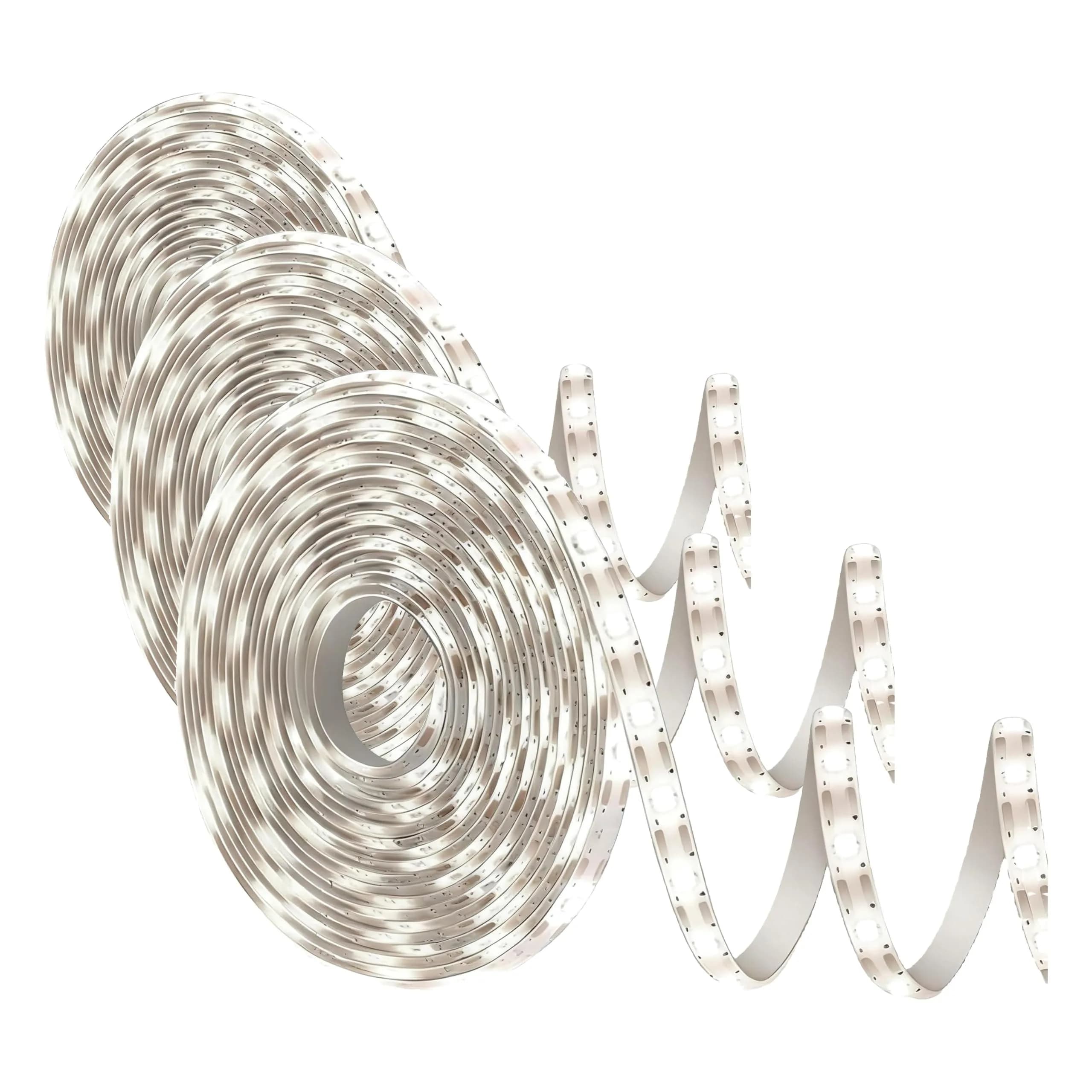 echosari Battery Operated LED Strip Lights White with Remote, 8 Modes, Dimmable, Timer, Self-Adhesive, Cuttable, 9.8ft (3m) 90LED (Pack of 3) | Ambient Lighting for Decor - main product image