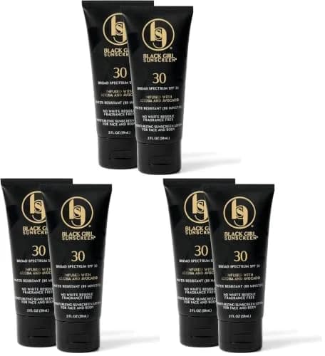Black Girl Sunscreen SPF 30 Moisturizing Lotion 12 fl oz (355 ml) | Broad Spectrum UVA/UVB Protection for Melanin Rich Skin thumbnail 1