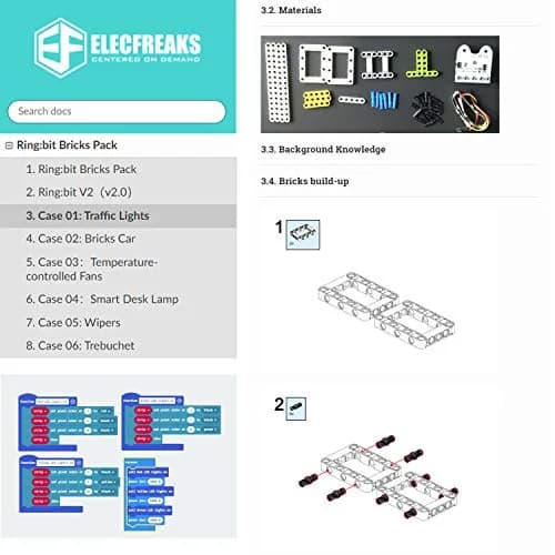 EF ELECFREAKS microbit Ring:bit 6-in-1 Starter Kit | Programmable Coding Kit with 200+ Blocks thumbnail 4