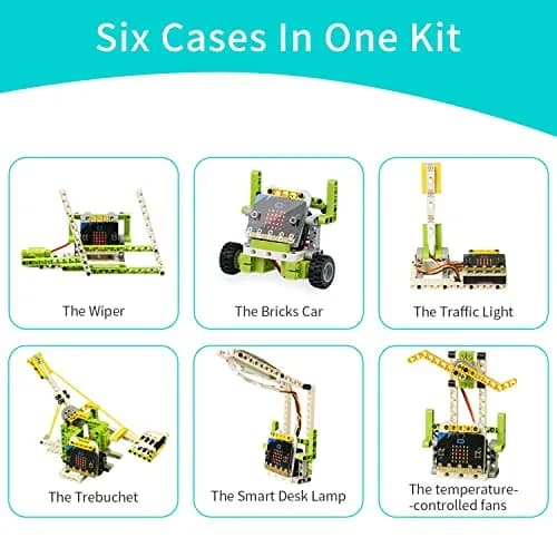 EF ELECFREAKS microbit Ring:bit 6-in-1 Starter Kit | Programmable Coding Kit with 200+ Blocks thumbnail 3