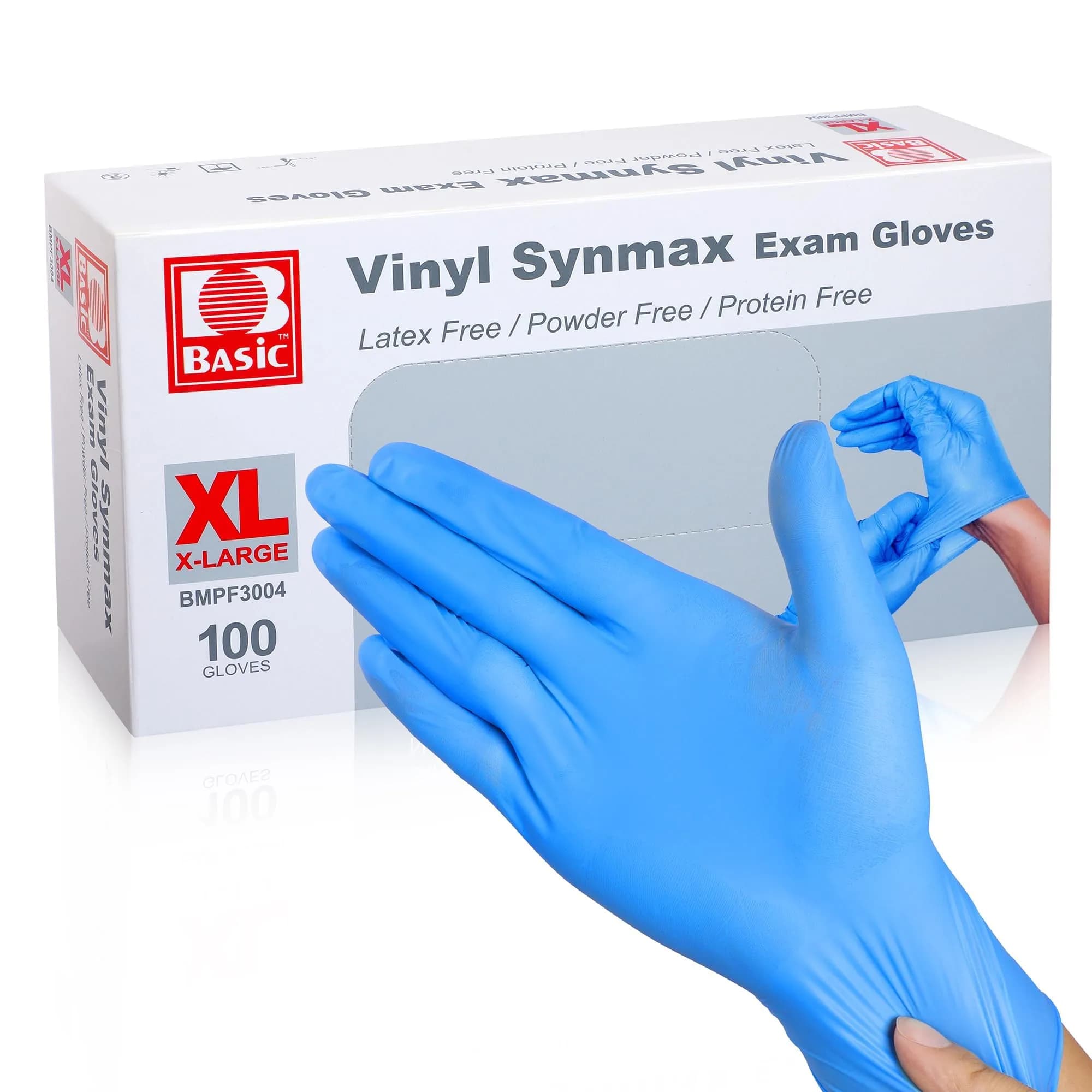 Oh! Trendy Disposable Medical Vinyl Exam Gloves - Latex-Free Powder-Free Large | Medical-Grade Safety