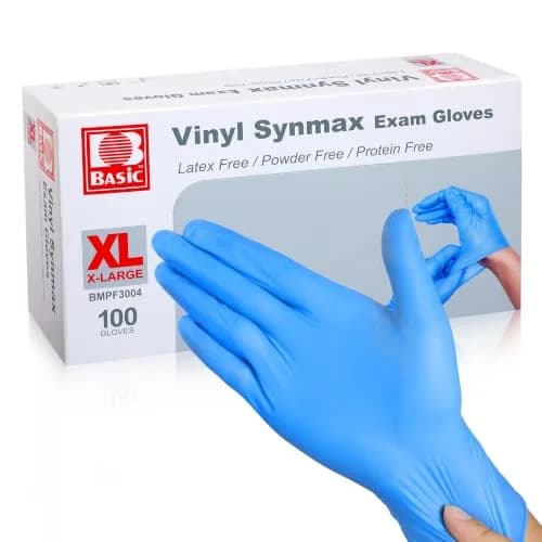Oh! Trendy Disposable Medical Vinyl Exam Gloves - Latex-Free Powder-Free Large | Medical-Grade Safety thumbnail 1