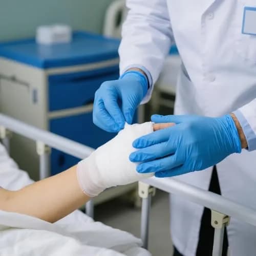 Oh! Trendy Disposable Medical Vinyl Exam Gloves - Latex-Free Powder-Free Large | Medical-Grade Safety thumbnail 6