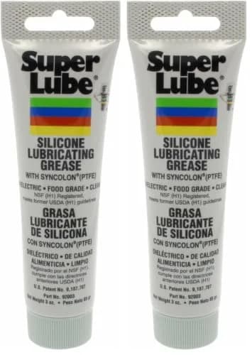 Super Lube 92003 Silicone Lubricating Grease with PTFE, 6 oz (170g) Total | NSF H1 Food Grade Safe for Industrial & Automotive Use thumbnail 1