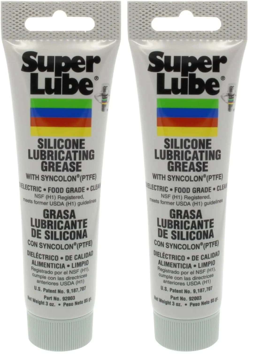 Super Lube 92003 Silicone Lubricating Grease with PTFE, 6 oz (170g) Total | NSF H1 Food Grade Safe for Industrial & Automotive Use - main product image
