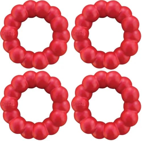 KONG Ring - Natural Rubber Chew Toy for Medium/Large Dogs | Supports Dental & Instincts thumbnail 1