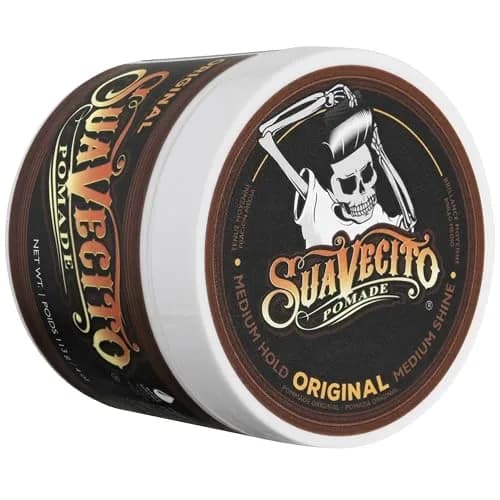 Suavecito Pomade Original Hold 4 oz | Medium Shine, All Hair Types, Water Based, Flake-Free, Easy Wash Out thumbnail 7