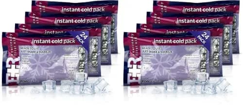 Ever Ready First Aid Disposable Cold Compress Instant Ice Pack 48 Pack | Instant Relief for Injuries, Swelling & Pain thumbnail 1