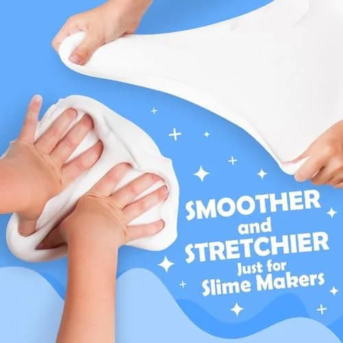 Original Stationery Soft Clay Modeling Compound 3.6kg (Pack of 2, White) | Air Dry Cloud Dough & Butter Slime Clay for DIY Slime Kit, Arts & Crafts thumbnail 3