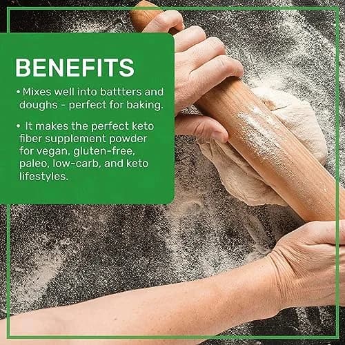 Jiva Organics Psyllium Husk Powder 1.75 LB Pack of 2 | Gluten-Free, Organic, Keto Friendly thumbnail 2