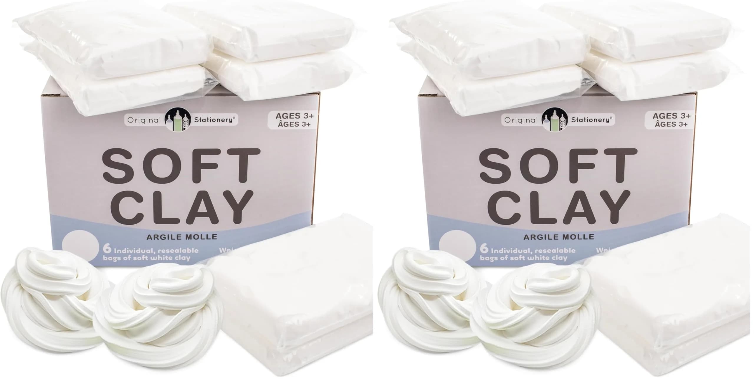 Original Stationery Soft Clay for Slime Making - Moldable Modeling Clay for Kids, 600g | Perfect for Butter & Foam Slime, Creative Gift