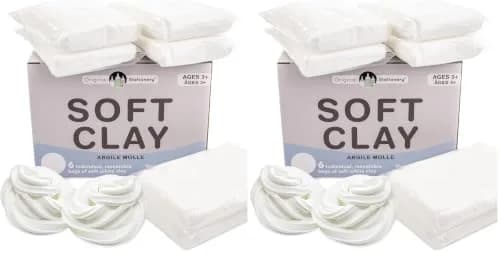 Original Stationery Soft Clay for Slime Making - Moldable Modeling Clay for Kids, 600g | Perfect for Butter & Foam Slime, Creative Gift thumbnail 1