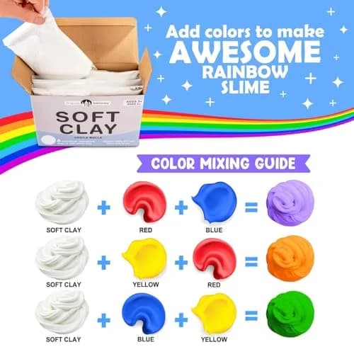 Original Stationery Soft Clay for Slime Making - Moldable Modeling Clay for Kids, 600g | Perfect for Butter & Foam Slime, Creative Gift thumbnail 5