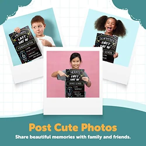GSM Brands First Day Last Day of School Double Sided Sign 30.5cm (12" x 7.9") | Classic Design for Milestones thumbnail 6