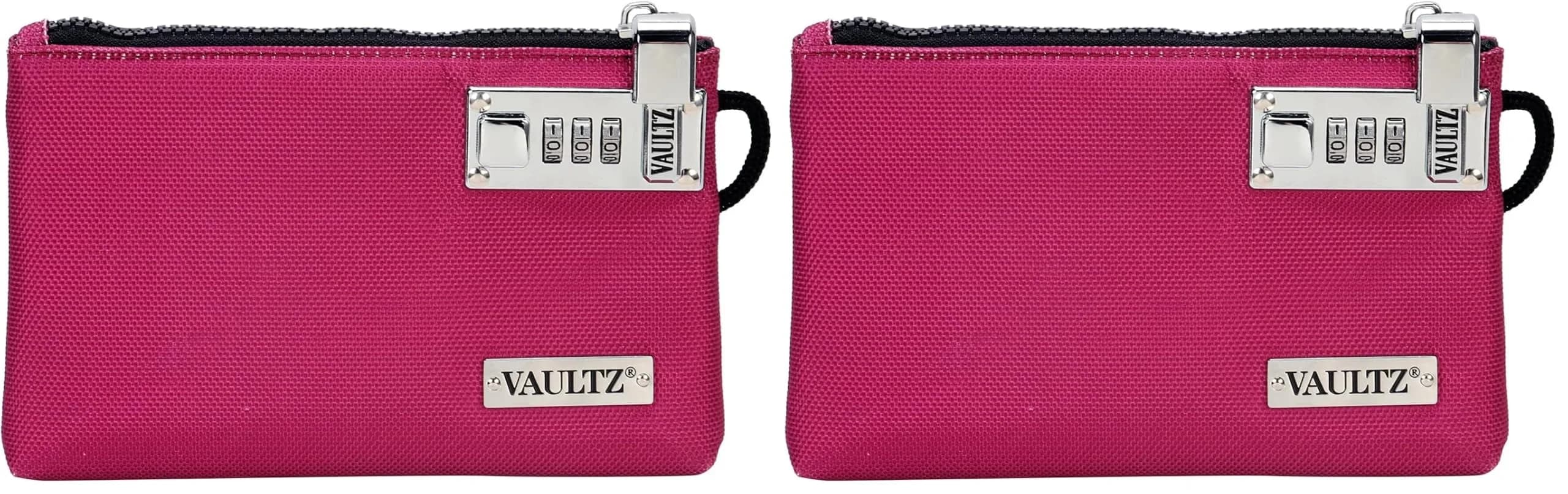 Vaultz Berry Locking Accessories Pouch, Zippered Storage, 5 x 7 Inches (Pack of 2) - main product image