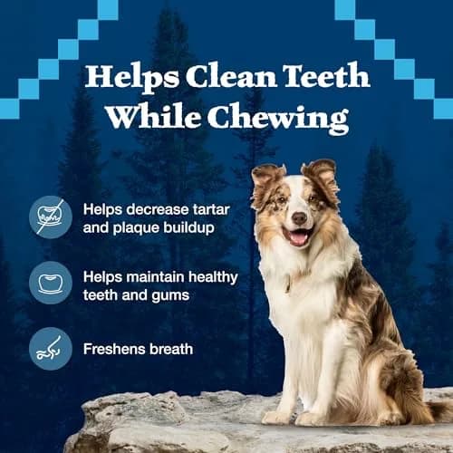 Blue Buffalo Wilderness Small Dog Dental Chews 1.69 Pound | Grain-Free, Fresh Breath, Plaque Control thumbnail 4