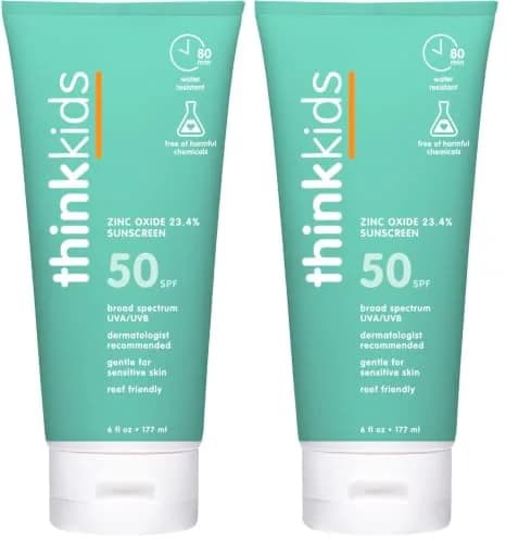 ThinkKids Mineral Sunscreen SPF 50+ 370ml (12 Fl Oz) | Reef Safe, Water Resistant thumbnail 1