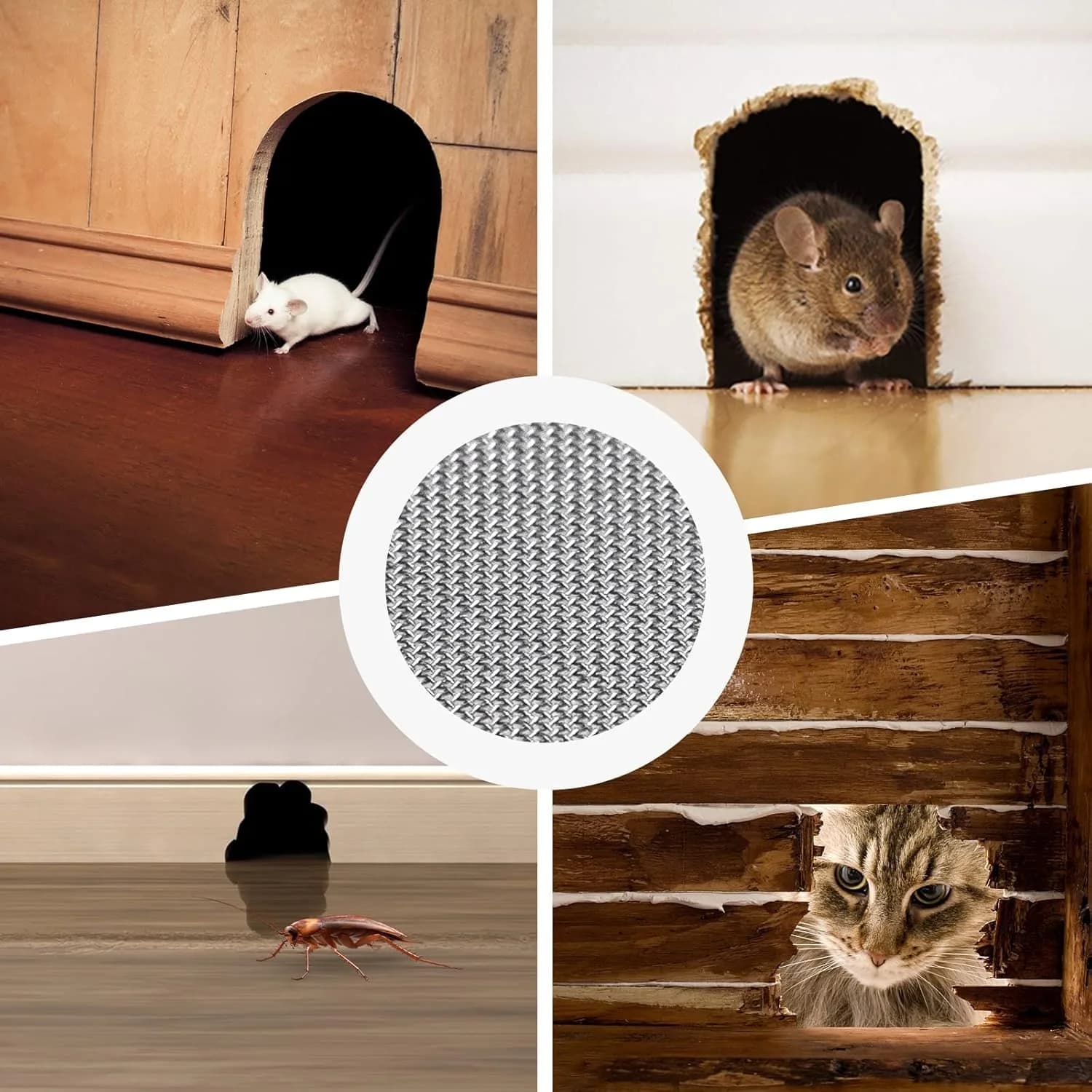 NSKONGDODO 304 Stainless Steel Woven Wire Mesh 60 Mesh 44x120cm | Fine Filtration Screen for Industrial Use - view 7