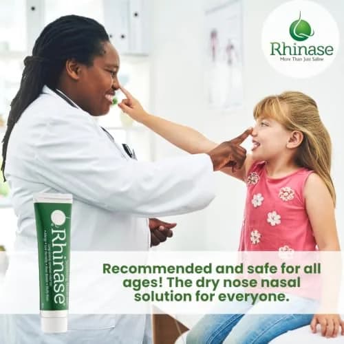 Rhinase Nasal Gel 1 oz | Steroid-Free Moisturizing Nasal Relief for Children & Adults thumbnail 1
