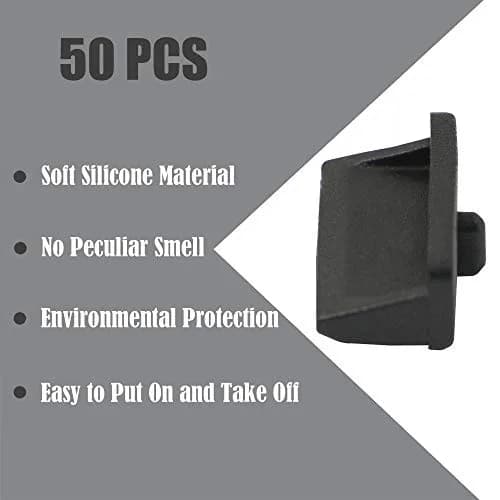 GINTOOYUN USB Anti Dust Cap Silicone Pack of 50 | Port Plug Cover for USB Type A Female End thumbnail 4