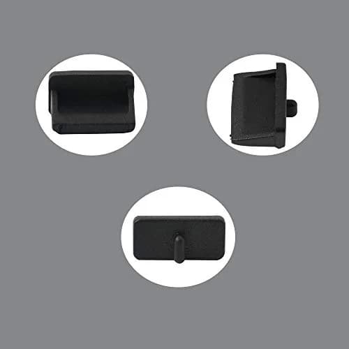 GINTOOYUN USB Anti Dust Cap Silicone Pack of 50 | Port Plug Cover for USB Type A Female End thumbnail 2