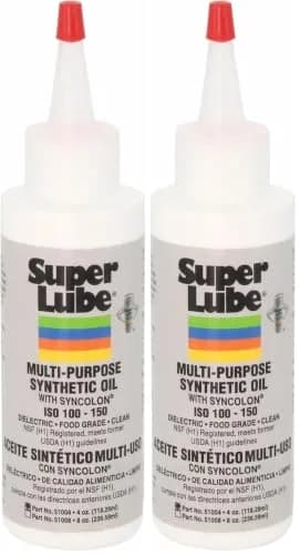 Super Lube Multi-Purpose Synthetic Oil with Syncolon - 237ml (8 Fl Oz) Pack of 2 | Industrial Grade Lubricant for Machines & 3D Printers thumbnail 1