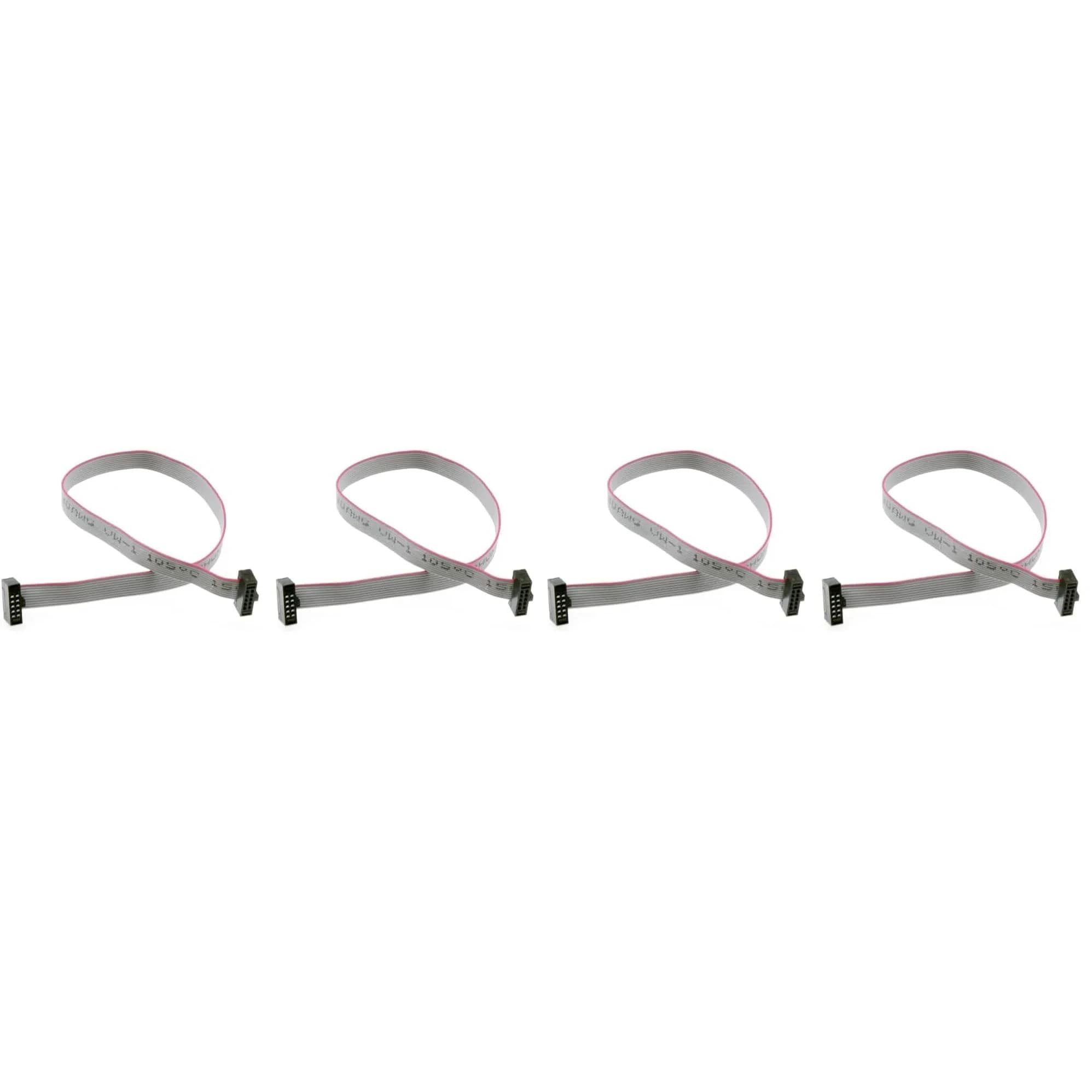 Treedix 1.27mm Pitch IDC Ribbon Cable 200mm (7.87 in) Female to Female, Pack of 2 | JTAG/ISP Connecting SWD Cable — Pack of 2