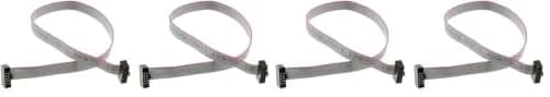 Treedix 1.27mm Pitch IDC Ribbon Cable 200mm (7.87 in) Female to Female, Pack of 2 | JTAG/ISP Connecting SWD Cable thumbnail 1