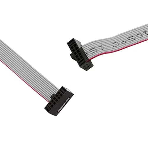 Treedix 1.27mm Pitch IDC Ribbon Cable 200mm (7.87 in) Female to Female, Pack of 2 | JTAG/ISP Connecting SWD Cable thumbnail 2