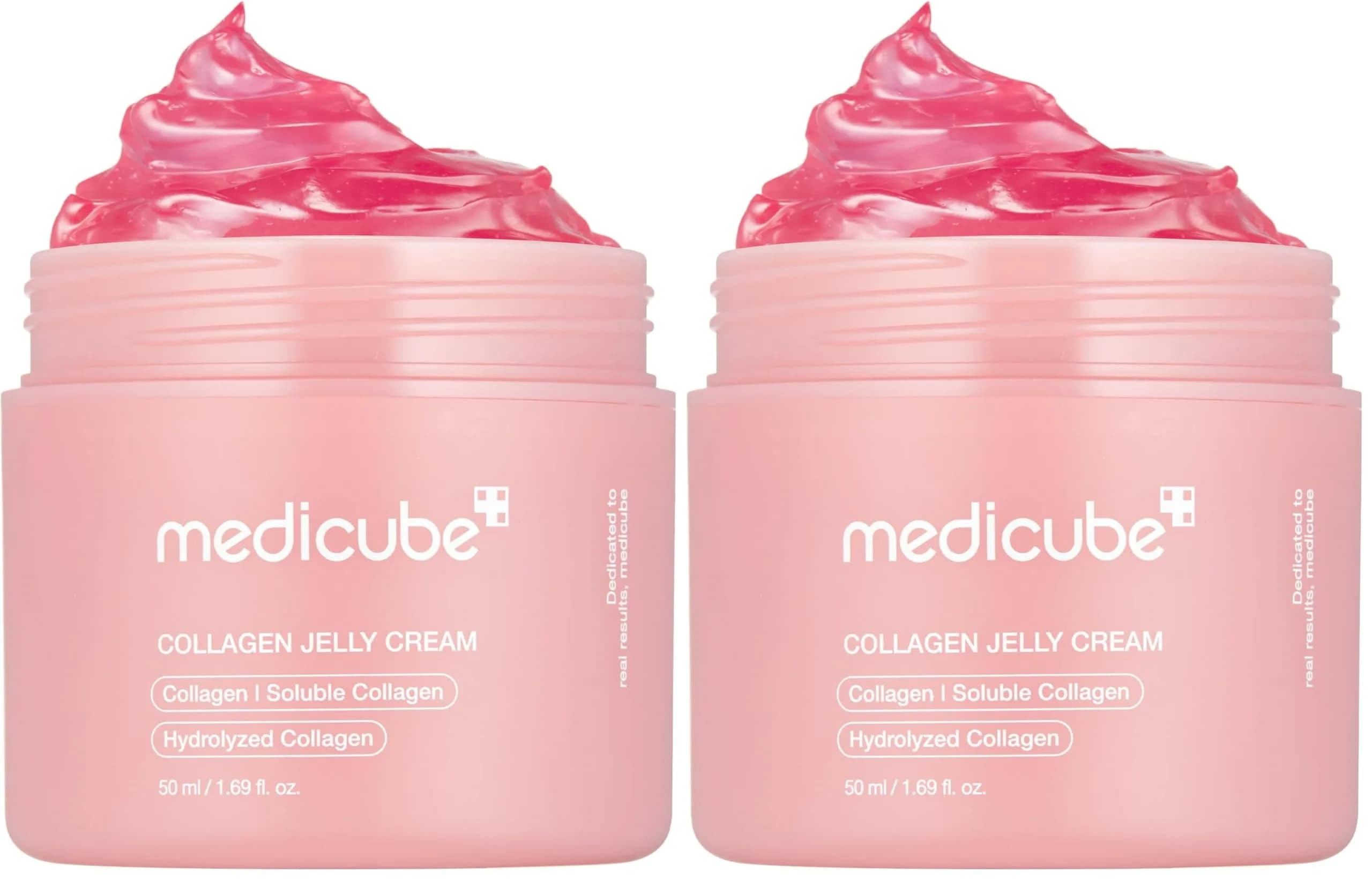 medicube Collagen Jelly Cream 100ml (3.38 Fl Oz) | Niacinamide & Hydrolyzed Collagen for 24h Glow & Lifted Look - main product image