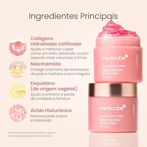 medicube Collagen Jelly Cream 100ml (3.38 Fl Oz) | Niacinamide & Hydrolyzed Collagen for 24h Glow & Lifted Look thumbnail 5