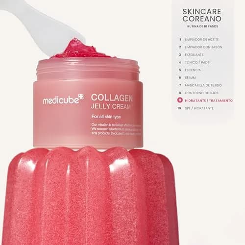 medicube Collagen Jelly Cream 100ml (3.38 Fl Oz) | Niacinamide & Hydrolyzed Collagen for 24h Glow & Lifted Look thumbnail 2