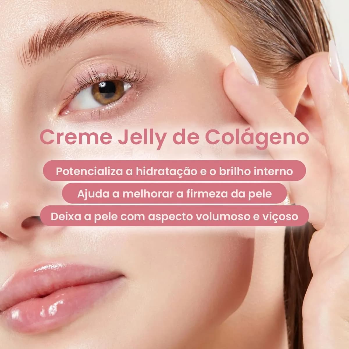 medicube Collagen Jelly Cream 100ml (3.38 Fl Oz) | Niacinamide & Hydrolyzed Collagen for 24h Glow & Lifted Look - view 4