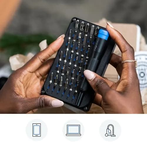 iFixit Moray Driver Kit - 32 Precision Bits for Electronics | Compact, Portable, USA Quality thumbnail 4