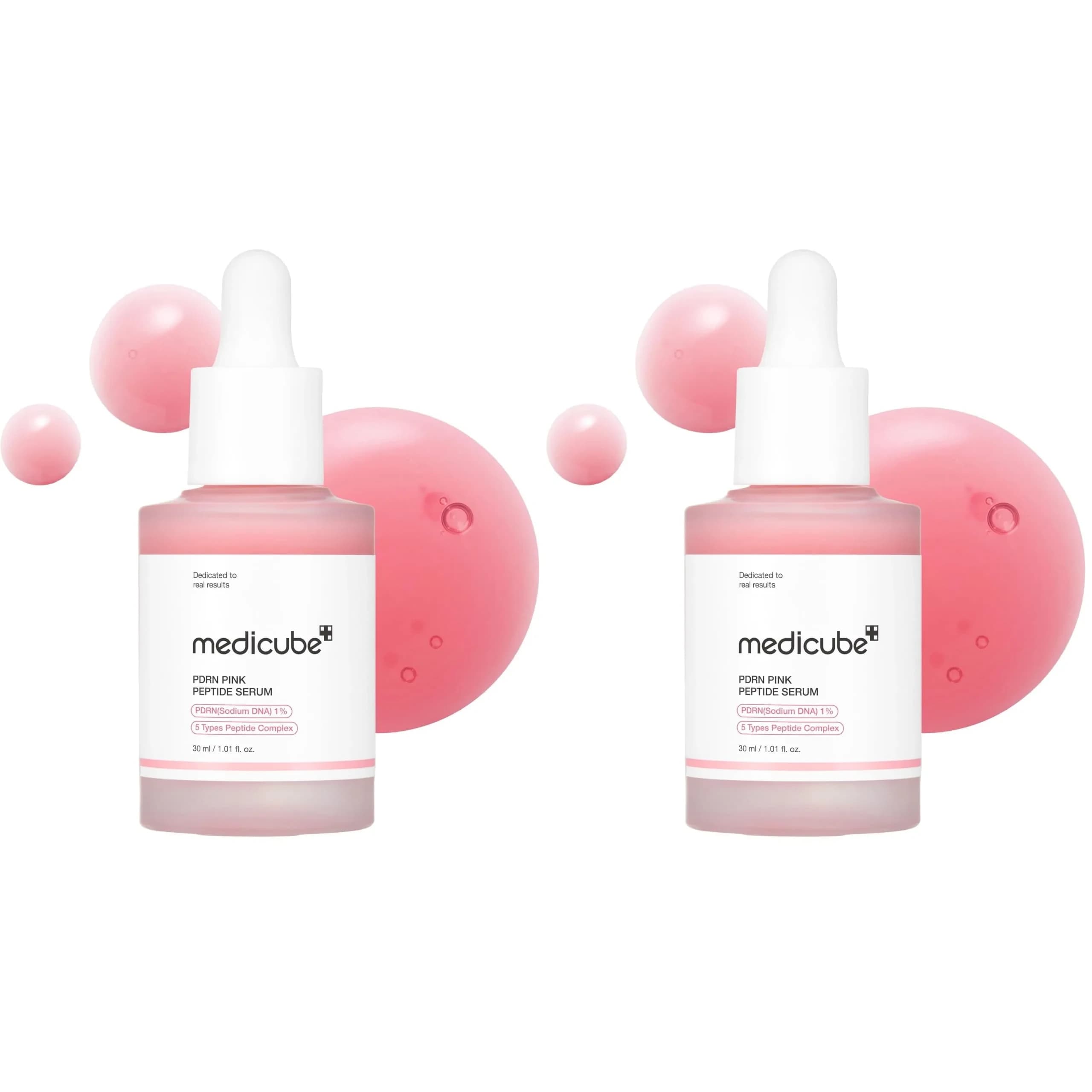 medicube PDRN Pink Peptide Glow Serum 60ml (2.02 Fl Oz) | Salmon DNA & Peptides for Hydration & Firmness - main product image