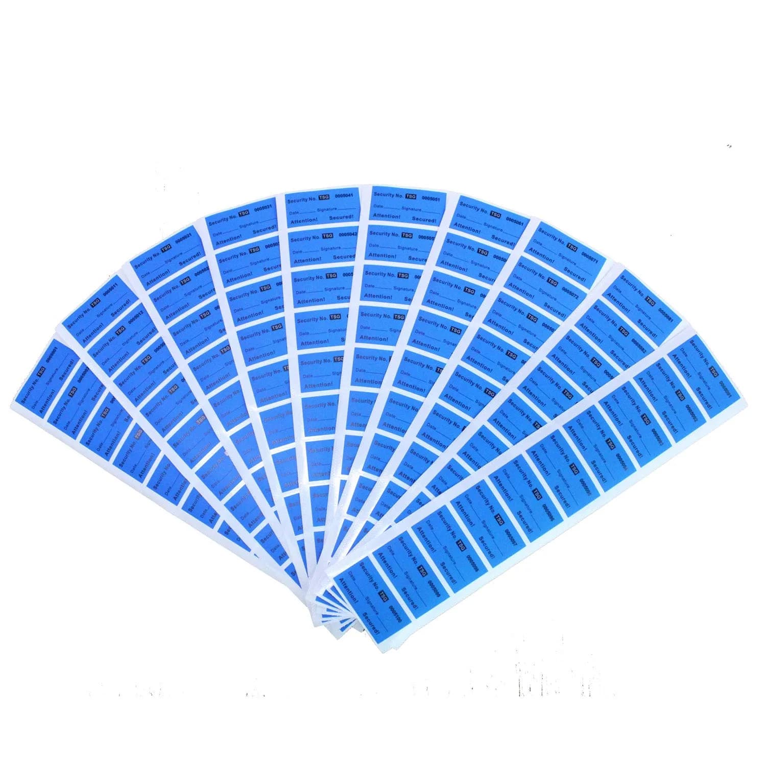 TamperSeals Group Blue Non-Transfer Tamper Evident Security Warranty Void Labels 200 Labels (1"x2" Each) - view 3