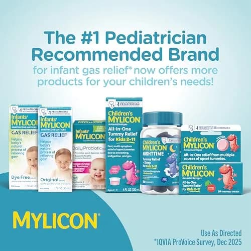 MYLICON Infants Gas Relief Drops for Babies, Dye Free Formula, 1 Fl Oz (Pack of 3) | Gentle Relief for Newborns thumbnail 8