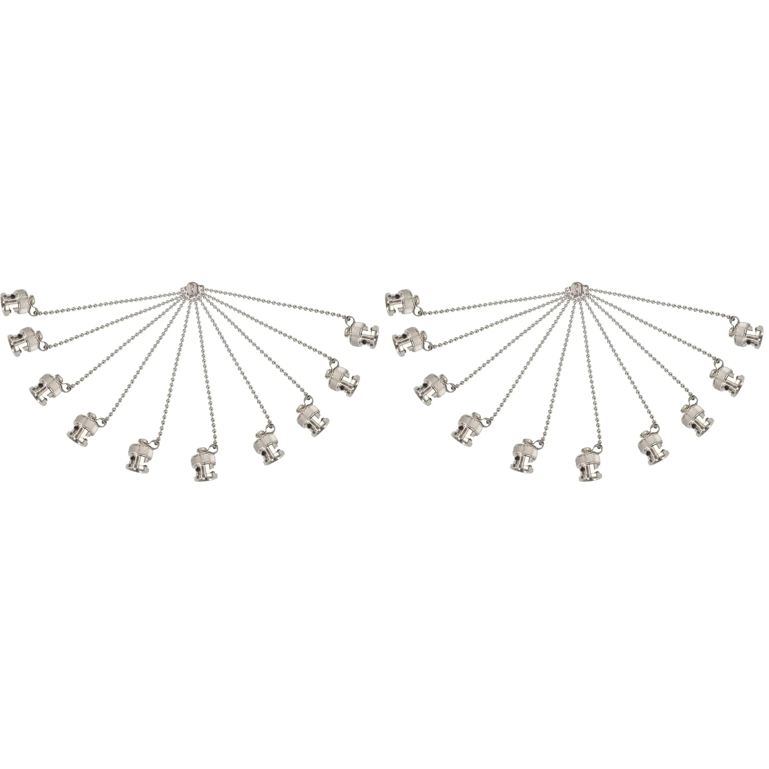 Boobrie BNC Dust Cap Waterproof Protective Cover with Chain - 20 Pack | Protects Female BNC Connectors