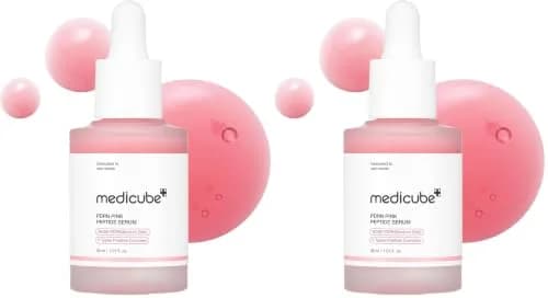 medicube Rose PDRN Pink Peptide Serum with Peptides & Niacinamide 60ml (2.02 Fl Oz) | Vegan Glow Serum for Hydration & Firmness — Rose PDRN (Vegan)