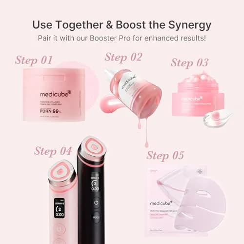 medicube Rose PDRN Pink Peptide Serum with Peptides & Niacinamide 60ml (2.02 Fl Oz) | Vegan Glow Serum for Hydration & Firmness thumbnail 3