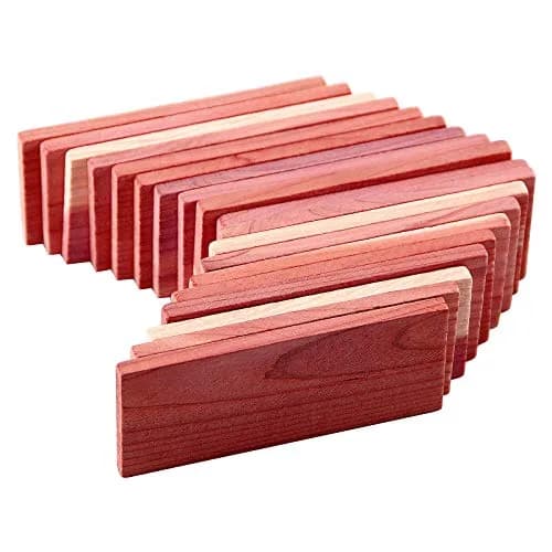 Cedar Space Cedar Balls for Clothes Storage, 50pcs Natural Red Cedar Wood Blocks | Closet & Drawer Moth Protection thumbnail 1