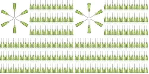 Honoson Blunt Tip Needles 1/2 Inch Luer Lock, Green, 150 Pcs | Industrial Dispensing for Adhesives & Crafts thumbnail 1