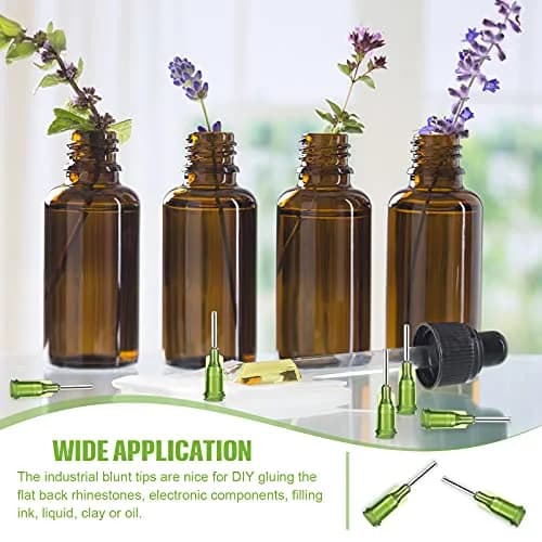 Honoson Blunt Tip Needles 1/2 Inch Luer Lock, Green, 150 Pcs | Industrial Dispensing for Adhesives & Crafts thumbnail 7
