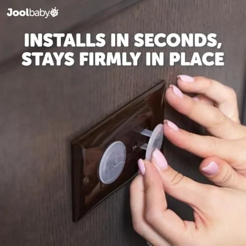 Jool Baby Outlet Covers 64 Pack | Child Safety Plug Protectors for Baby Proofing Electric Sockets thumbnail 4