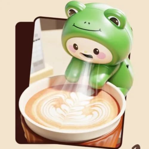 Generic Cute Cat Animal Mini Fan for Cup & Bowl | 8.5cm (3.35") Cooling Blower thumbnail 4