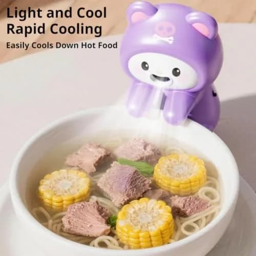 Generic Cute Cat Animal Mini Fan for Cup & Bowl | 8.5cm (3.35") Cooling Blower thumbnail 5