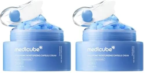 medicube Hyaluronic Acid Capsule Cream 3.88 ml (1.94 Fl Oz) Pack of 2 | 120H Lasting Hydration & Barrier Care thumbnail 1