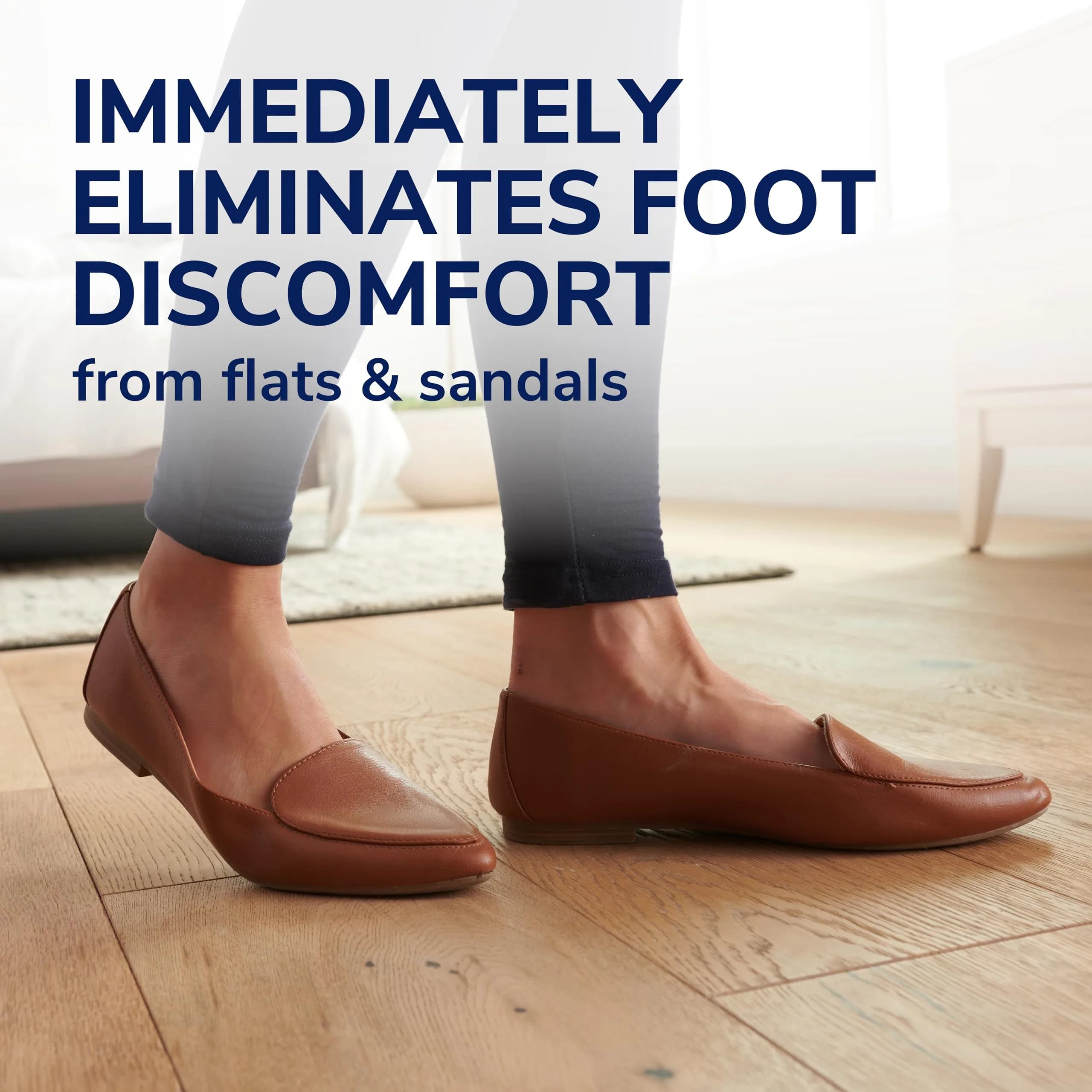 Dr. Scholl's Love Your Flats & Sandals 3/4 Length Insoles for Women, Size 6-10 (12 Pairs) | All-Day Comfort Shoe Inserts with Arch Support - view 2