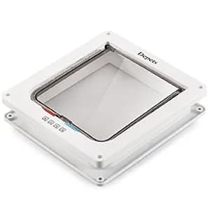 Depets Large Cat Door (Outer 9.9"x9.2") 4-Way Locking Pet Flap for Interior Exterior Doors, Weatherproof (Pack of 2) thumbnail 5